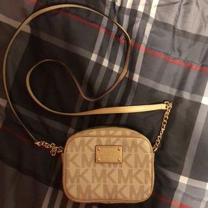 Small Tan MK purse